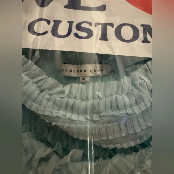 ENDLESS ROSE STRAPLESS RUFFLED MAXI DRESS π©΅π - Picture 5 of 5